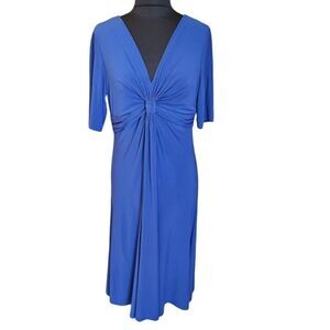 Jones New York Blue Midi Dress Size 10